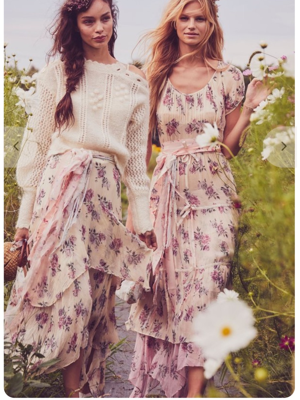 $445 LoveShackFancy Alex Tiered Silk Midi Skirt NWT XS